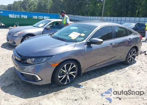 2019 Honda Civic Lx from USA, damaged, VIN 19XFC2F64KE008217